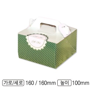 미니 조각 케이크 케익박스 상자(+받침) 50개